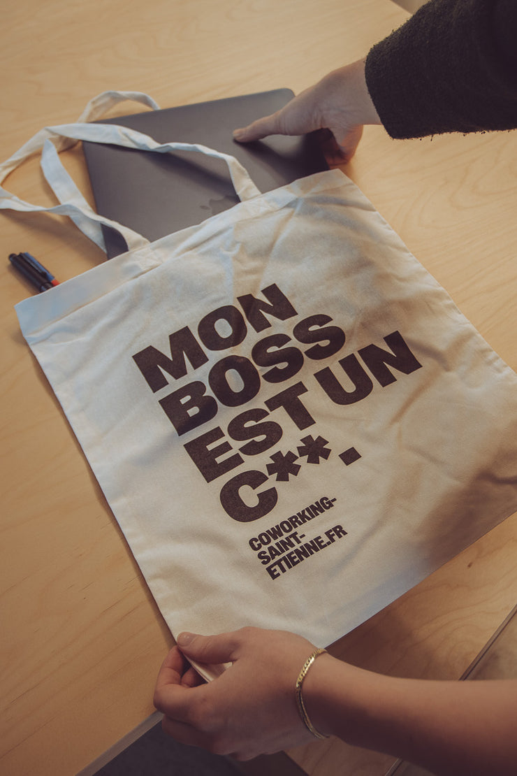 Totebag "Mon boss est un C**"